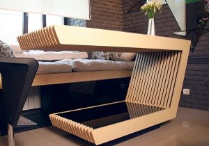 樺木膠合板製成的室內裝飾和家具